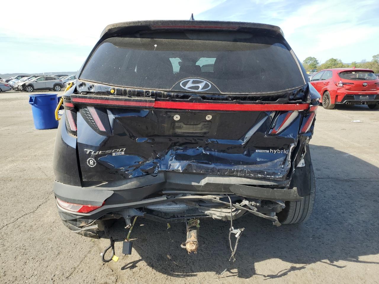 2022 Hyundai Tucson Blue VIN: KM8JBCA18NU082272 Lot: 82197725