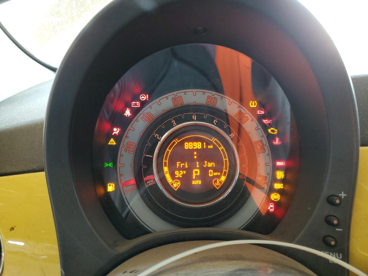 2012 Fiat 500 Lounge VIN: 3C3CFFER8CT119206 Lot: 81915025