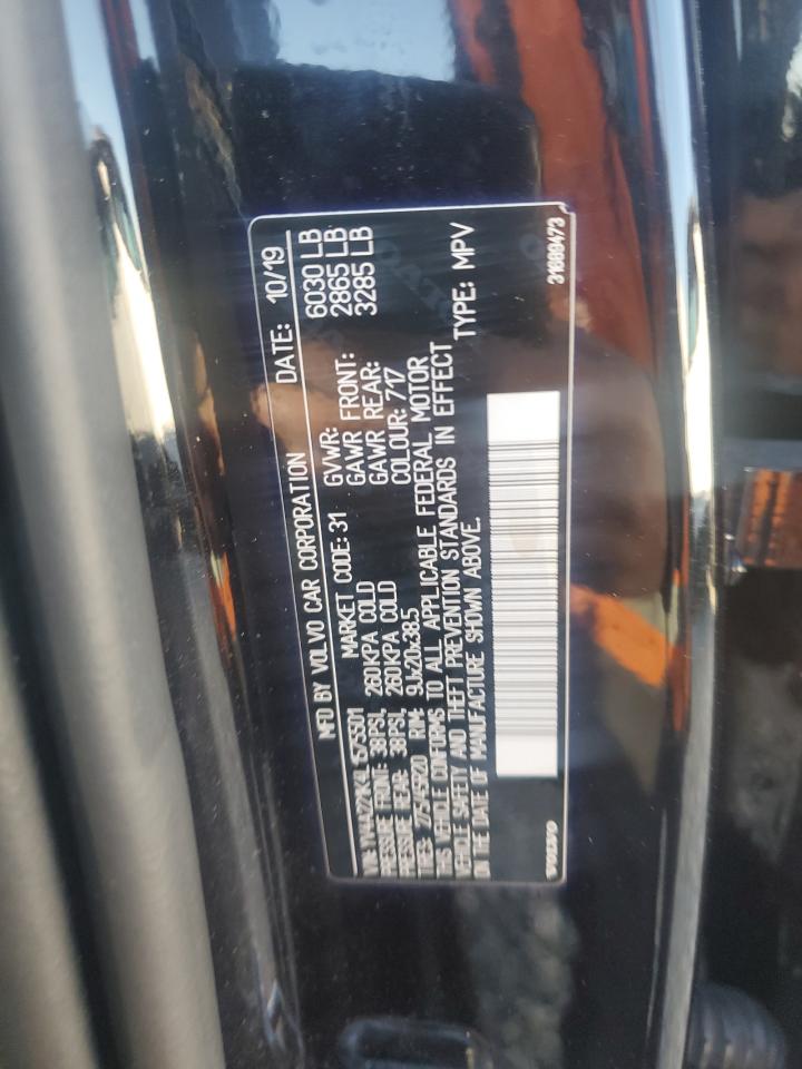 2020 Volvo Xc90 T6 Momentum VIN: YV4A221K4L1575501 Lot: 82307695