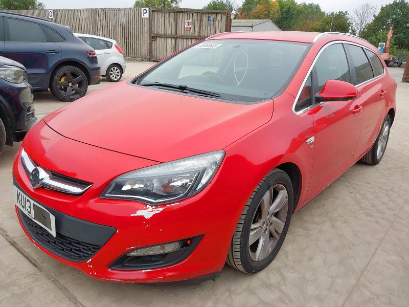 2013 VAUXHALL ASTRA 1.6I 16V SRI 5DR AUTO for sale at Copart SANDY