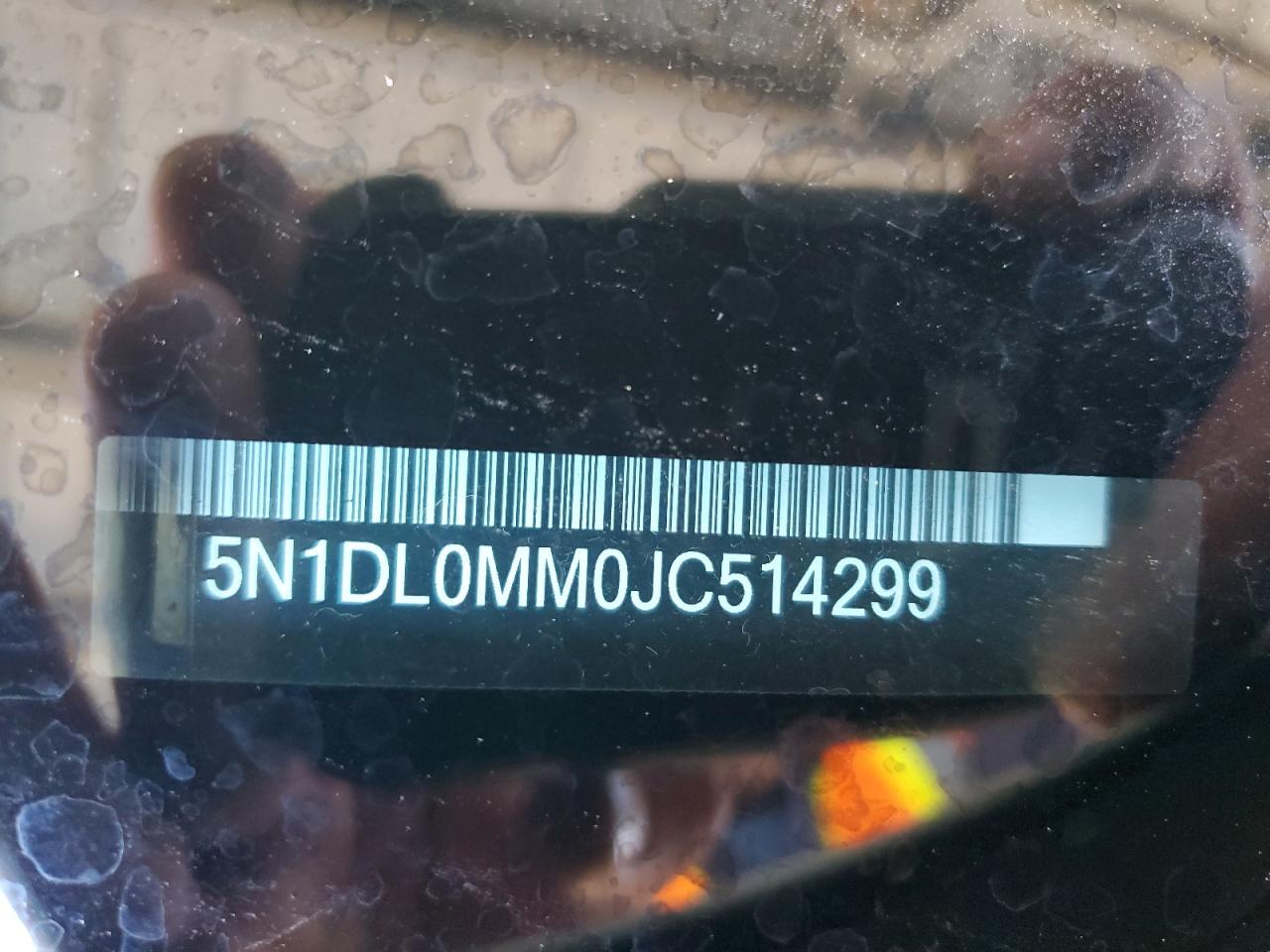 2018 Infiniti Qx60 VIN: 5N1DL0MM0JC514299 Lot: 87080635