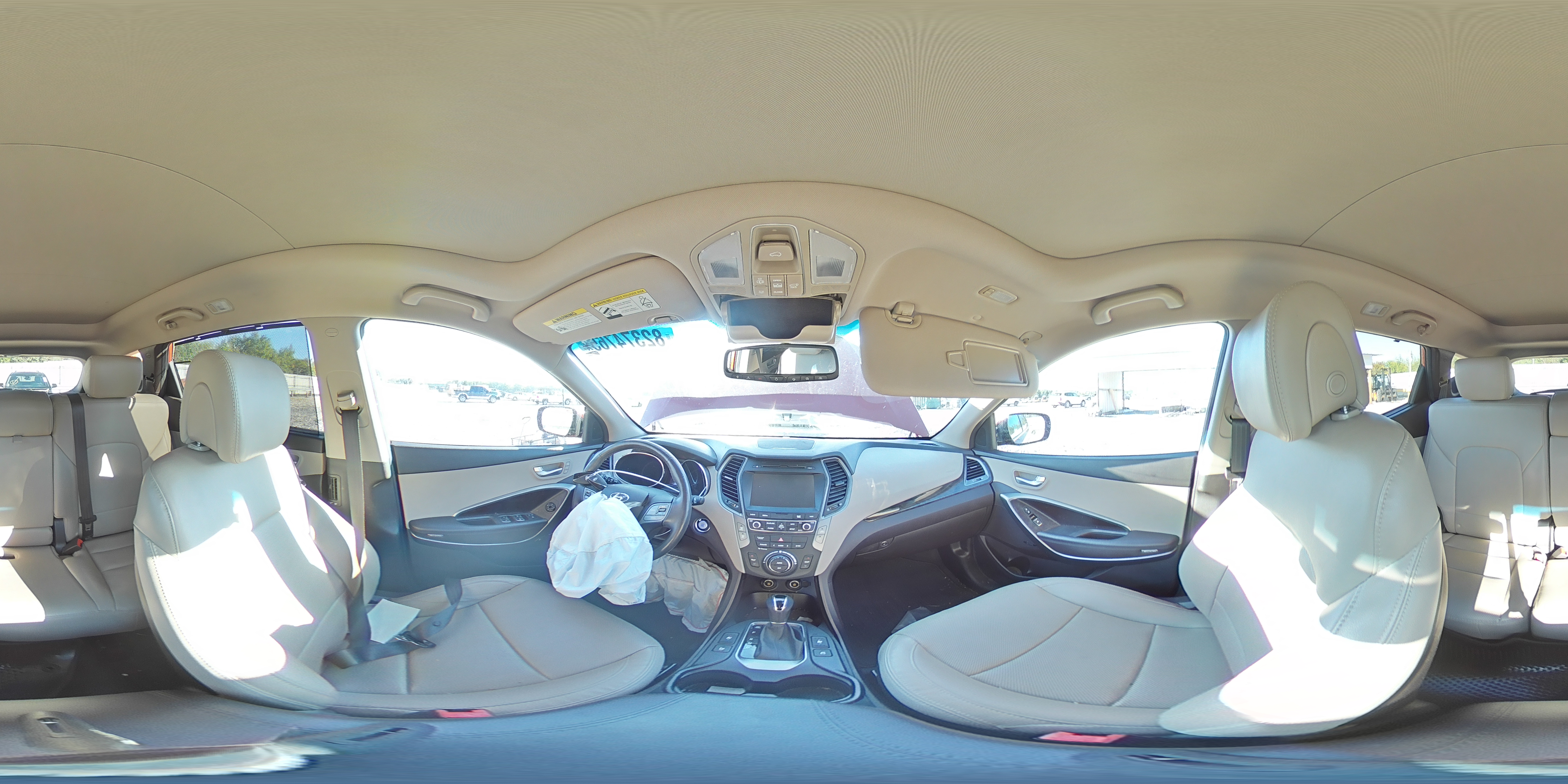 2017 Hyundai Santa Fe Sport VIN: 5XYZU3LB5HG384020 Lot: 82374765