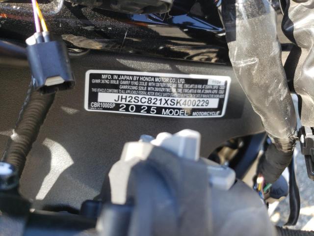 2025 HONDA CBR1000 SP  