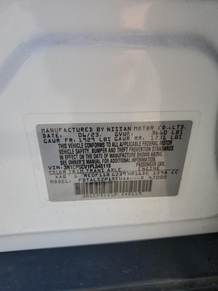 2023 Nissan Kicks Sv VIN: 3N1CP5CV1PL545119 Lot: 86301715