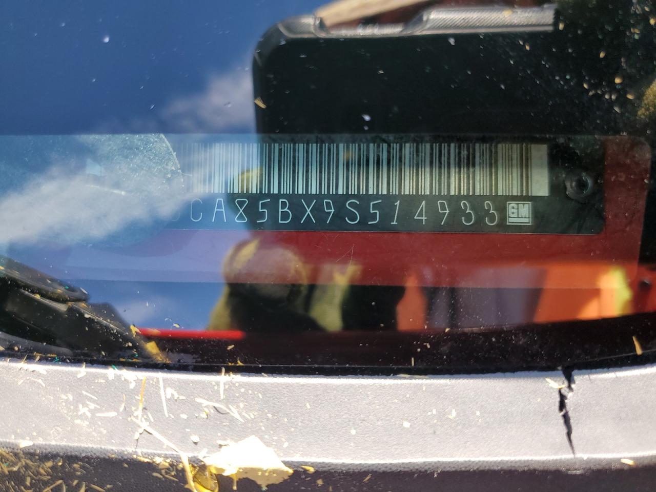 2009 Chevrolet Hhr Panel Ls VIN: 3GCCA85BX9S514933 Lot: 86339825