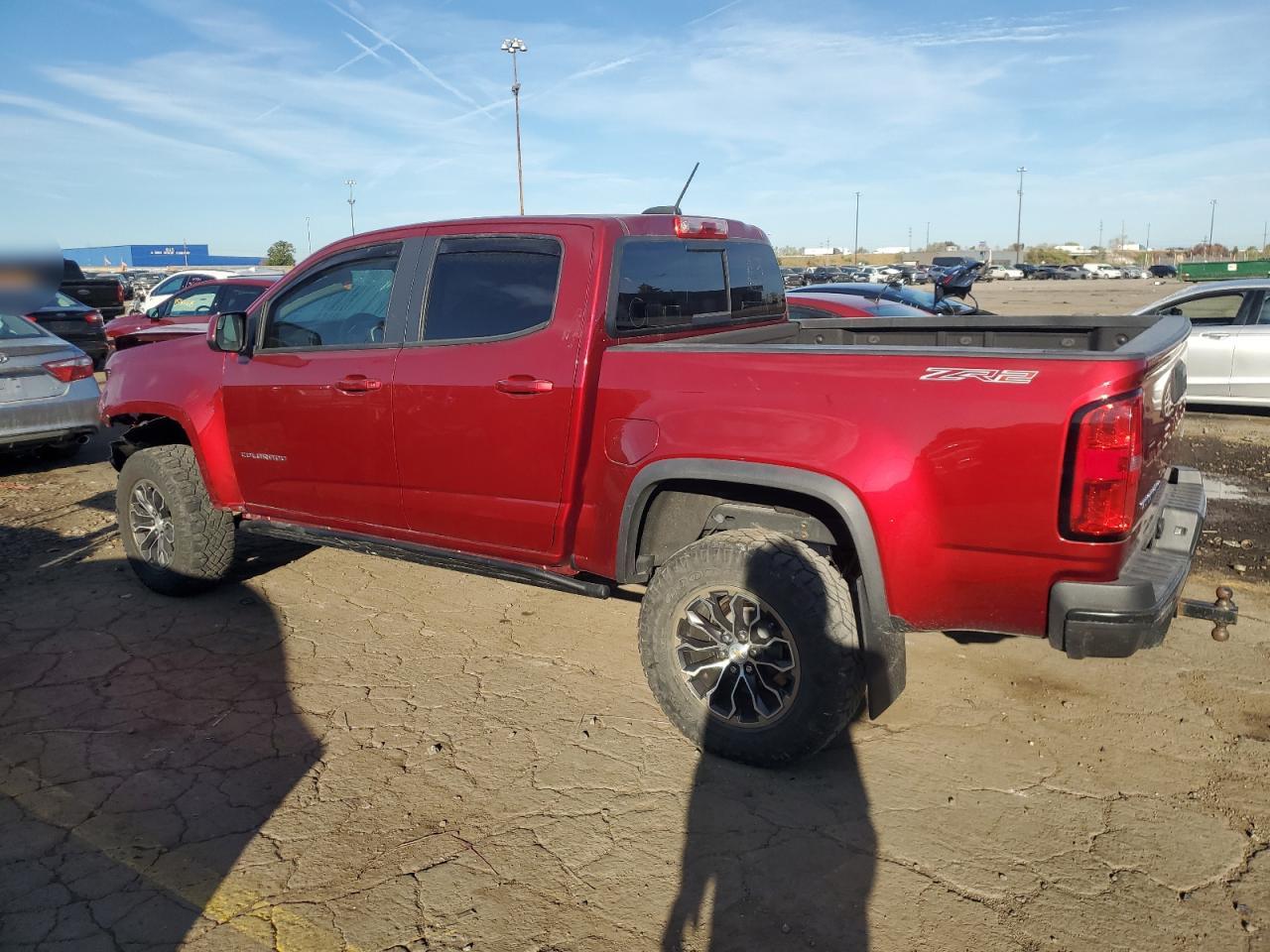 2021 Chevrolet Colorado Zr2 red  gas 1GCGTEEN4M1183054 photo #3