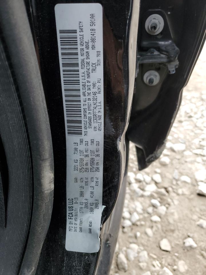 2020 Ram 1500 Big Horn/Lone Star VIN: 1C6SRFFT4LN132146 Lot: 82629245