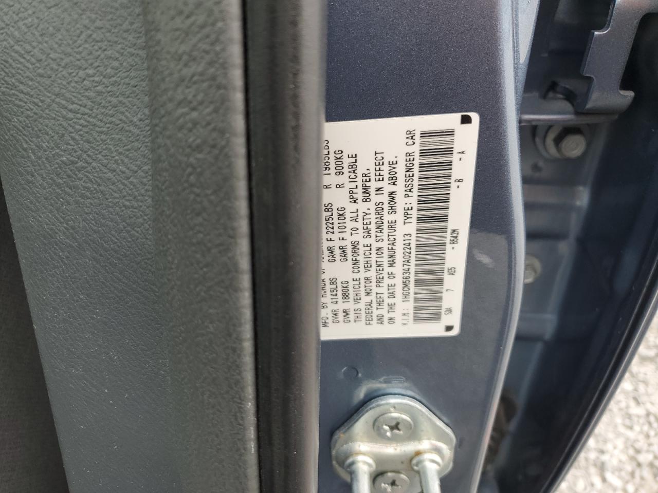 2007 Honda Accord Se VIN: 1HGCM56347A022413 Lot: 82266785