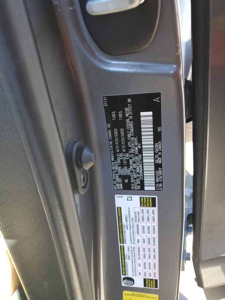 2021 Lexus Rx 350 VIN: 2T2HZMDA0MC277046 Lot: 89879005