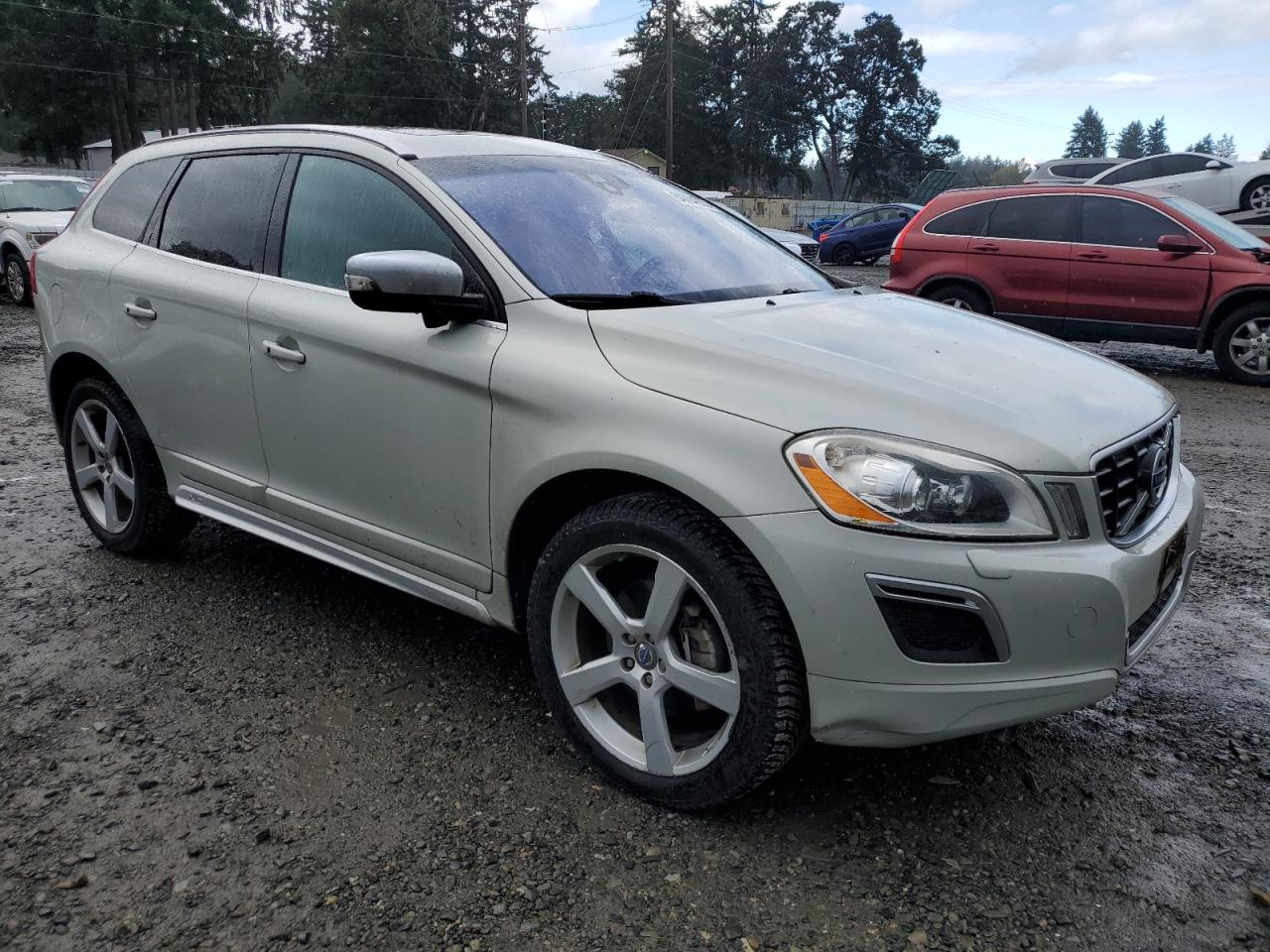 YV4902DZ9D2414137 VOLVO XC60 2013 SILVER Photo 4