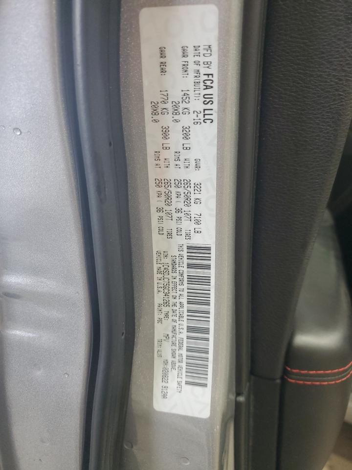 2016 Dodge Durango R/T VIN: 1C4SDJCT5GC341265 Lot: 82257175