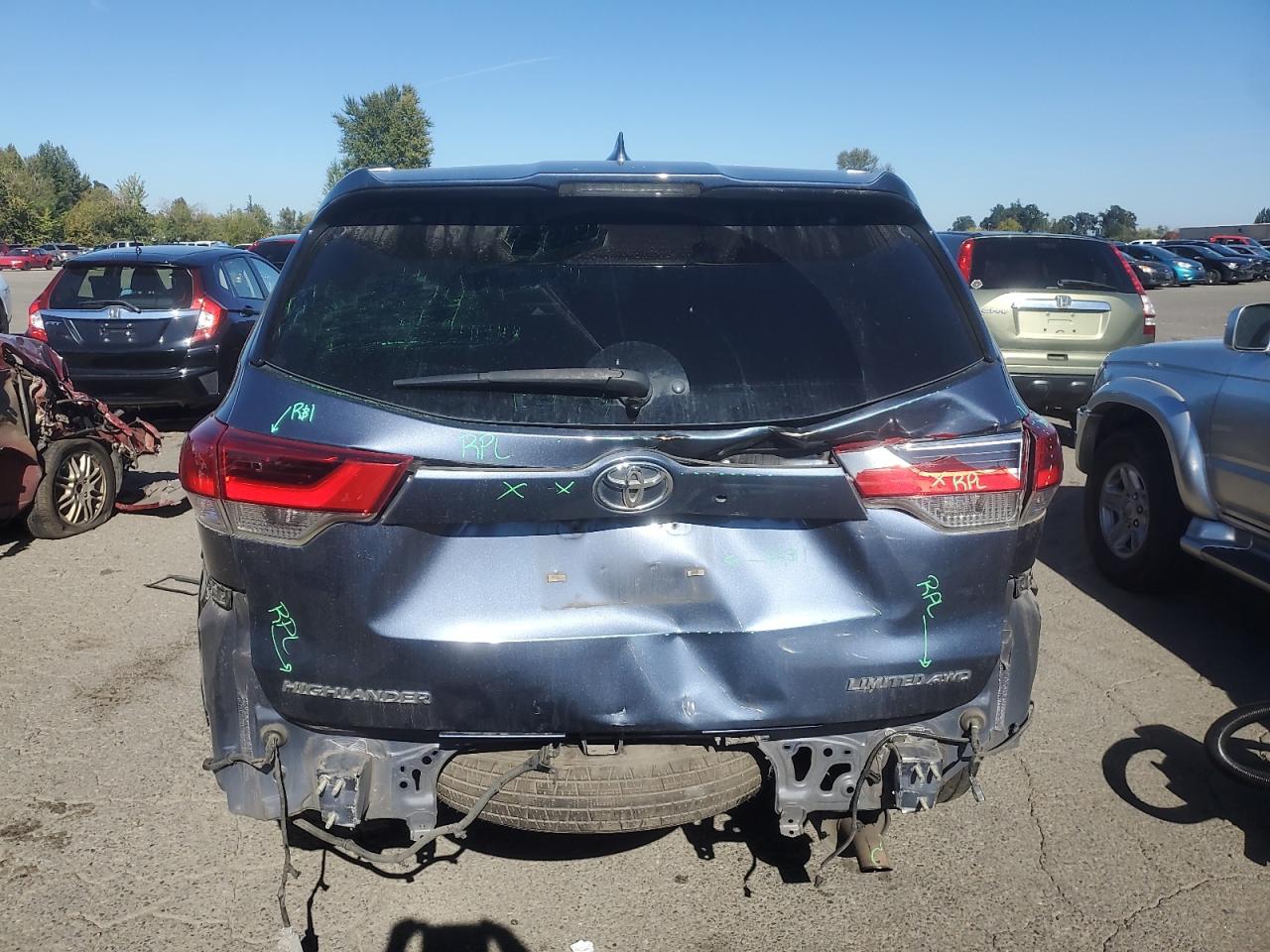 2018 Toyota Highlander Limited VIN: 5TDDZRFH0JS867941 Lot: 84441745