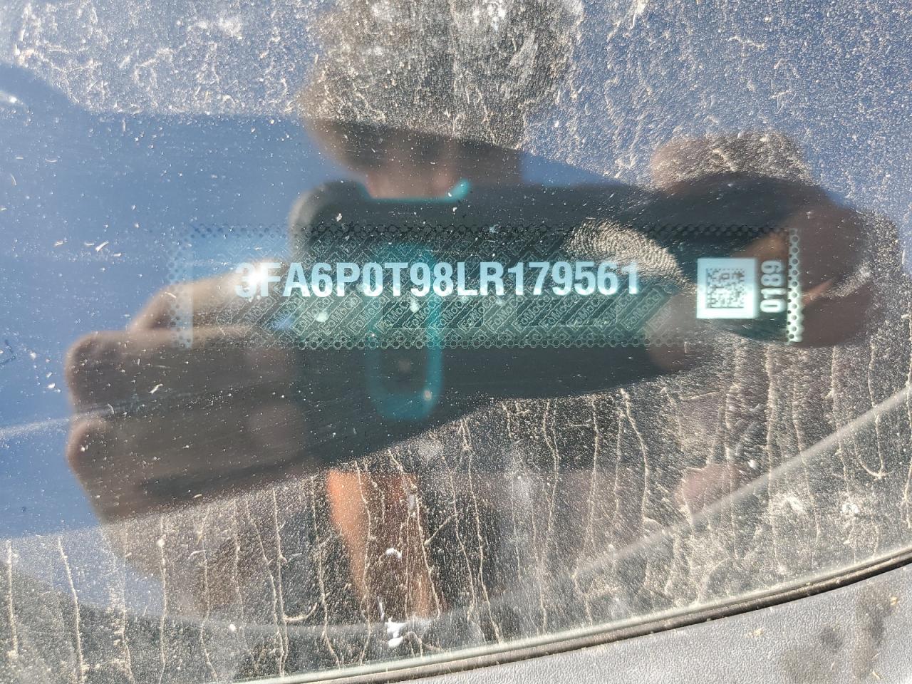 2020 Ford Fusion Se VIN: 3FA6P0T98LR179561 Lot: 84242915