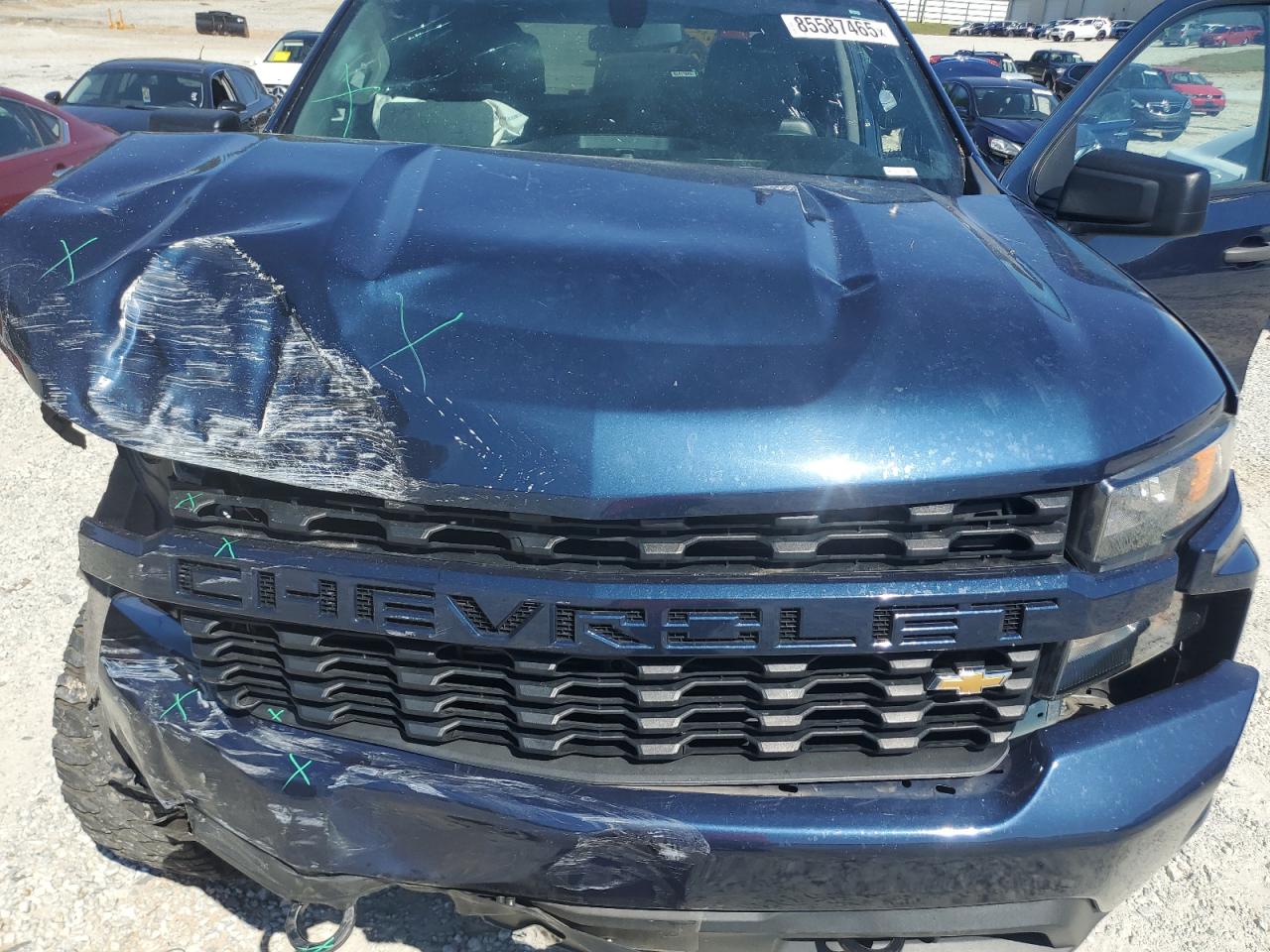 2021 Chevrolet Silverado K1500 Custom VIN: 3GCPYBEK7MG279431 Lot: 85587465