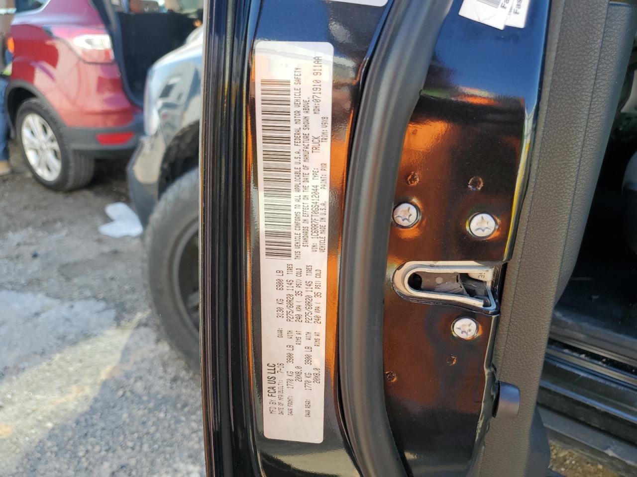 2016 Ram 1500 St VIN: 1C6RR7FT0GS412044 Lot: 82502145