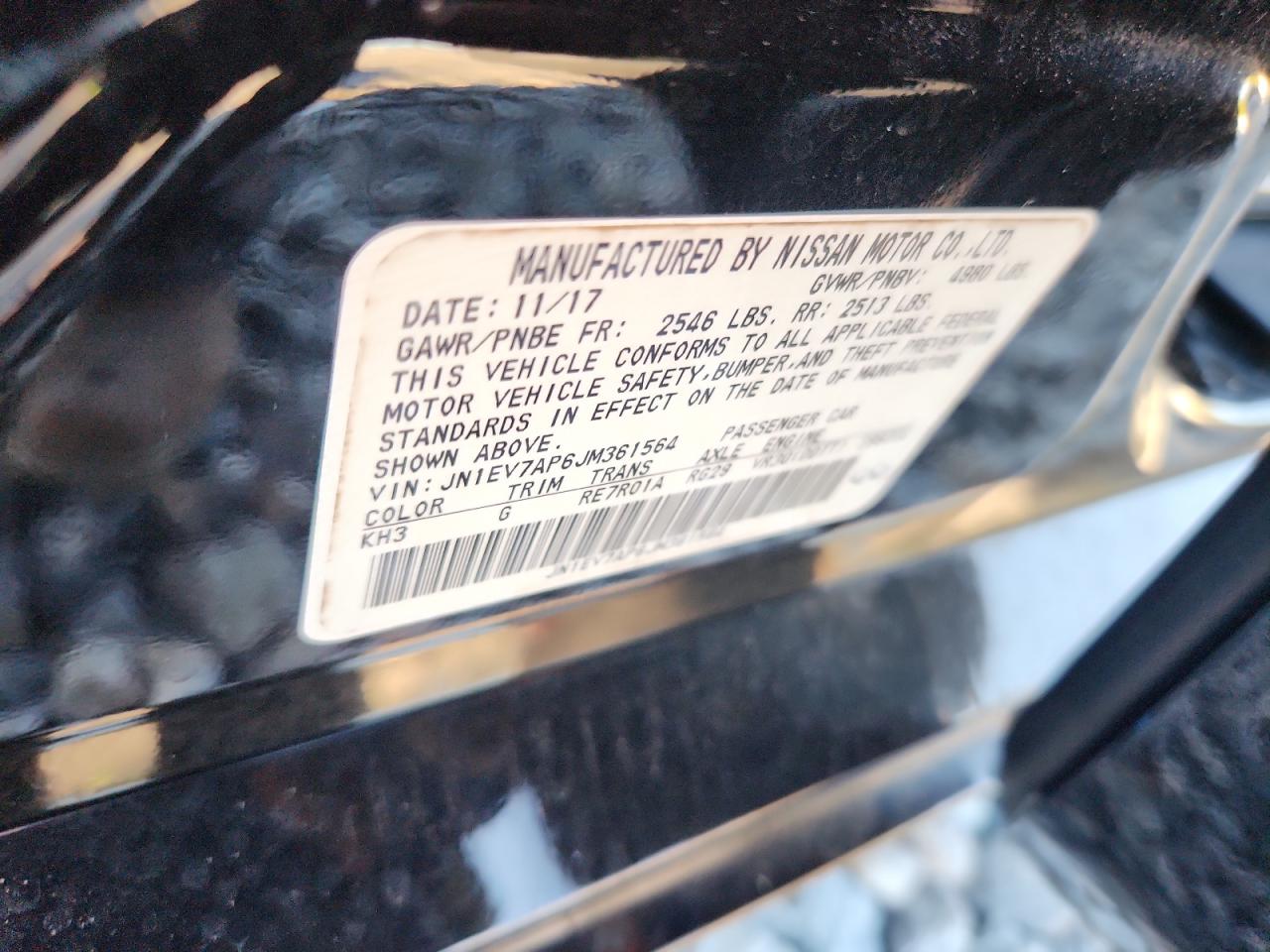 2018 Infiniti Q50 Luxe VIN: JN1EV7AP6JM361564 Lot: 90790265