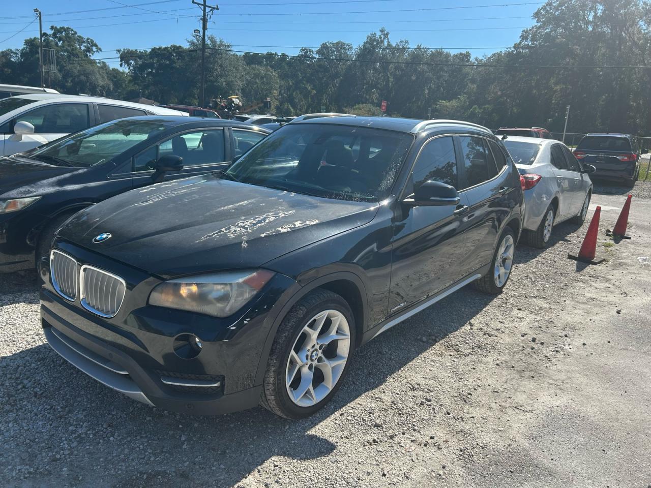 2014 BMW X1 Sdrive28I black hatchback gas WBAVM1C59EVW54283 photo #3