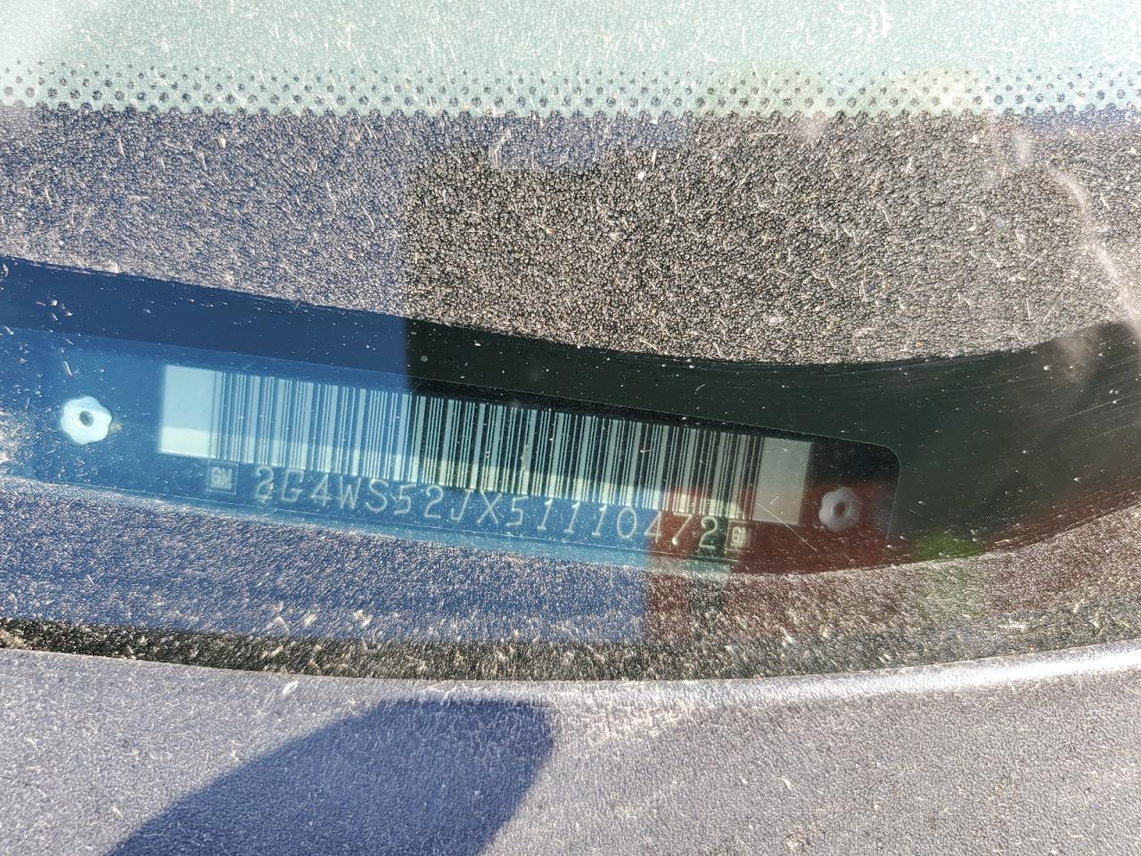 2005 Buick Century Custom VIN: 2G4WS52JX51110472 Lot: 81957535