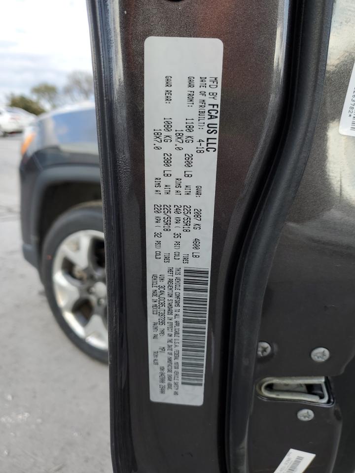 2018 Jeep Compass Limited VIN: 3C4NJDCB5JT397295 Lot: 90894465