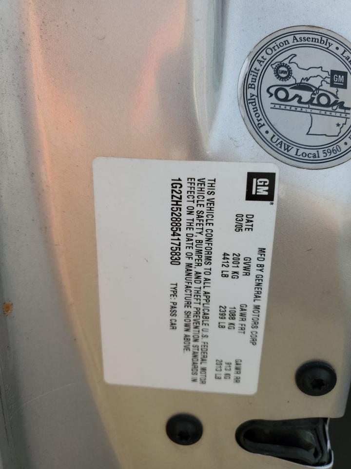 2005 Pontiac G6 Gt VIN: 1G2ZH528854175830 Lot: 90065025