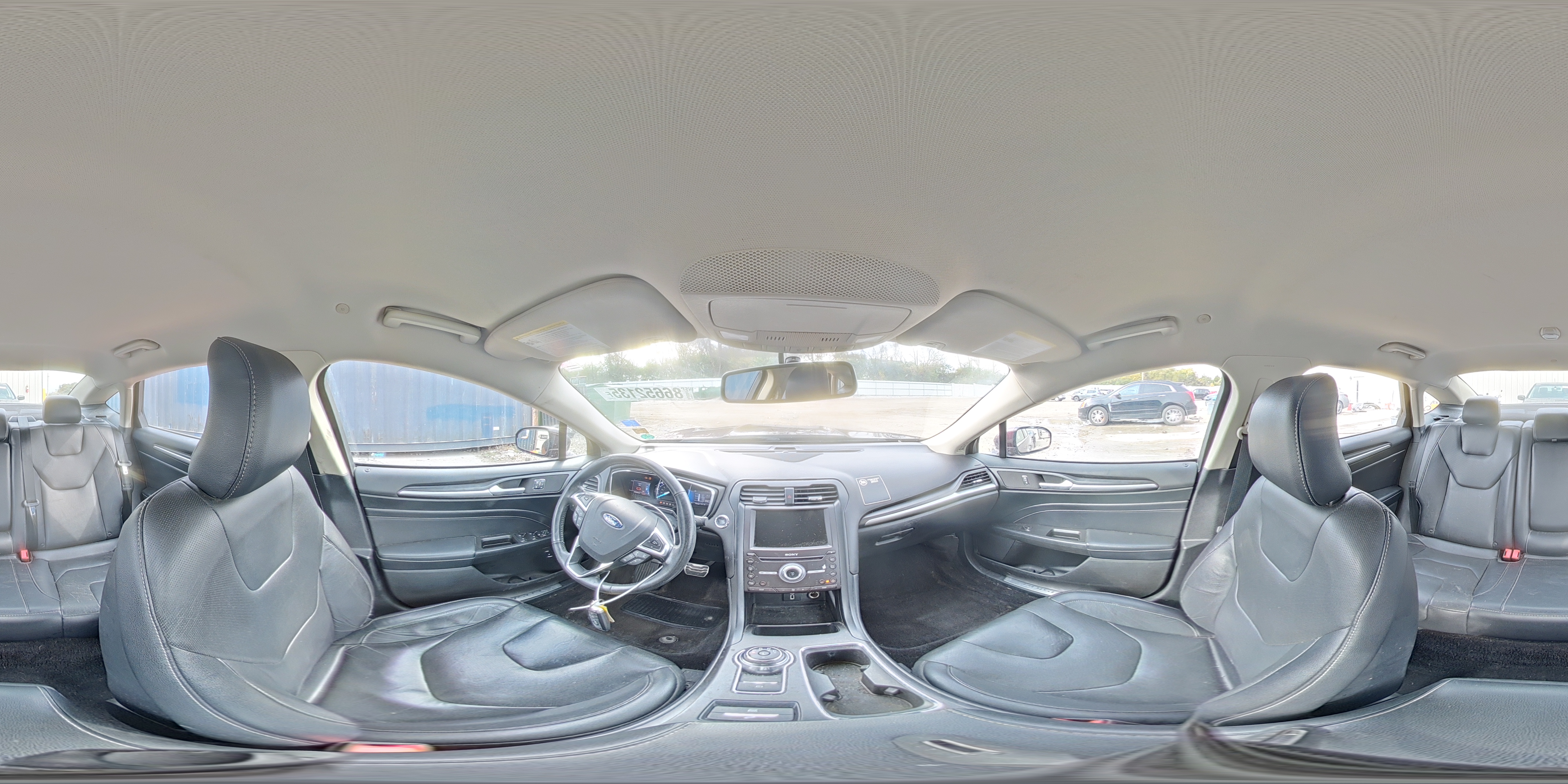 2017 Ford Fusion Titanium Hev VIN: 3FA6P0RU6HR360404 Lot: 86652135