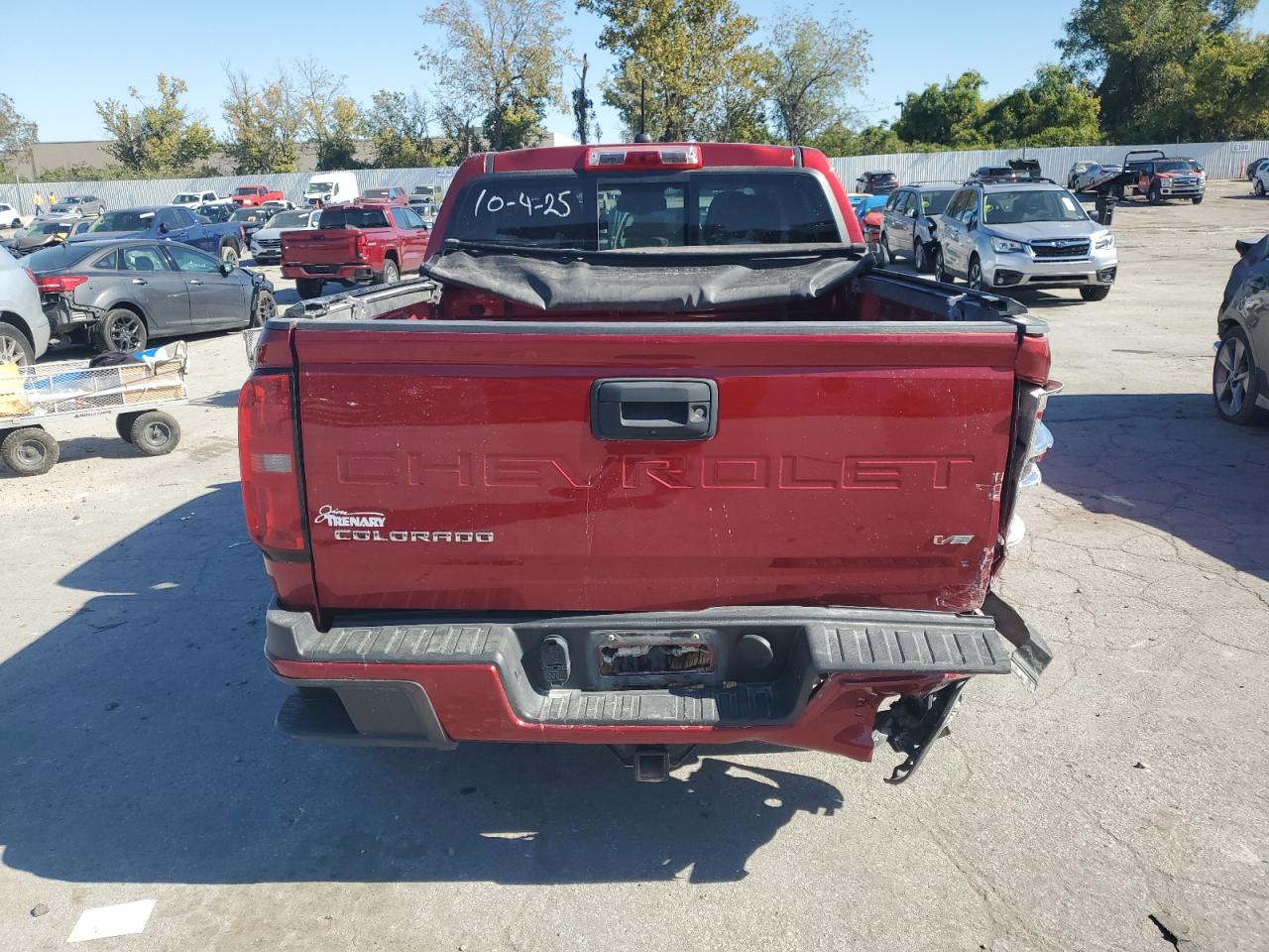 2021 Chevrolet Colorado Lt VIN: 1GCGTCEN4M1271283 Lot: 85915925