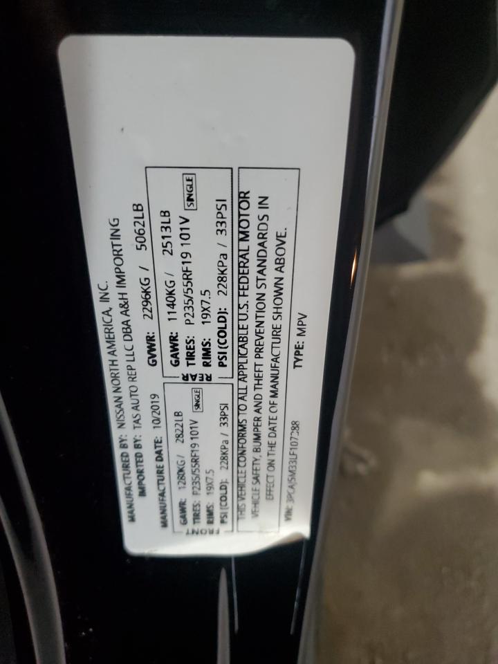 2020 Infiniti Qx50 Pure VIN: 3PCAJ5M33LF107388 Lot: 90489725