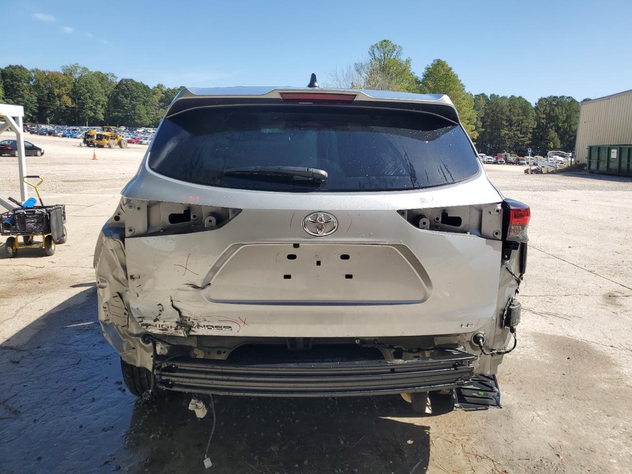 2025 Toyota Highlander Le VIN: 5TDKDRAH9SS552182 Lot: 85151355