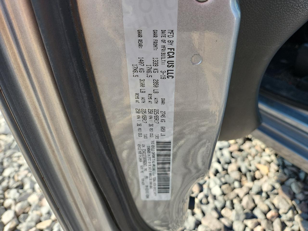 2019 Dodge Grand Caravan Gt VIN: 2C4RDGEG6KR662071 Lot: 84832145