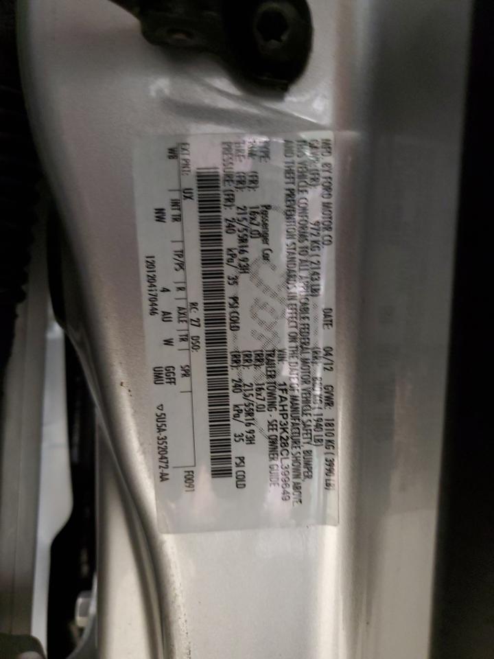 2012 Ford Focus Se VIN: 1FAHP3K28CL399649 Lot: 82776455