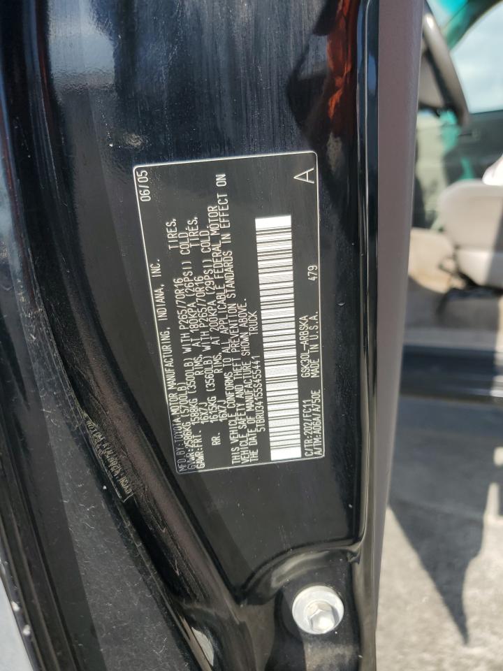 2005 Toyota Tundra Access Cab Sr5 VIN: 5TBRU34155S455441 Lot: 89533205