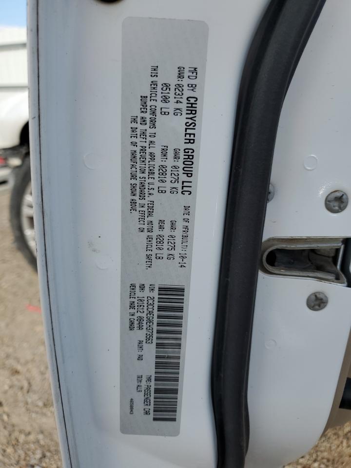 2014 Chrysler 300C VIN: 2C3CCAEG0EH373563 Lot: 89848535