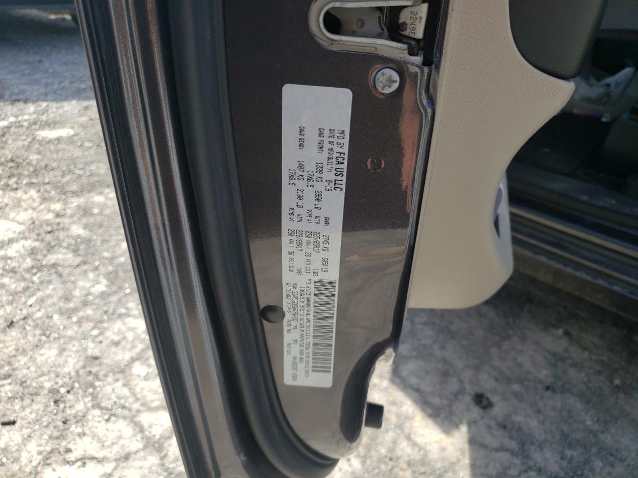 2019 Dodge Grand Caravan Sxt VIN: 2C4RDGCG6KR754297 Lot: 82355575