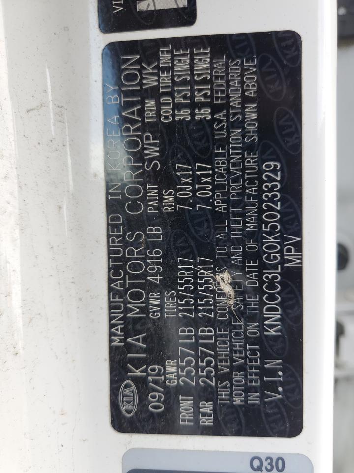 2019 Kia Niro Ex VIN: KNDCC3LG0K5023329 Lot: 82198275