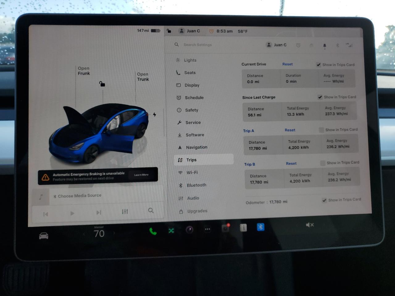 2023 Tesla Model 3 VIN: 5YJ3E1EA6PF703703 Lot: 86488255
