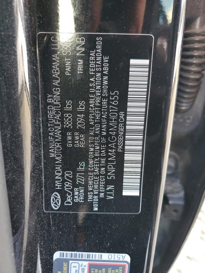 2021 Hyundai Elantra Sel VIN: 5NPLM4AG4MH017655 Lot: 82326625