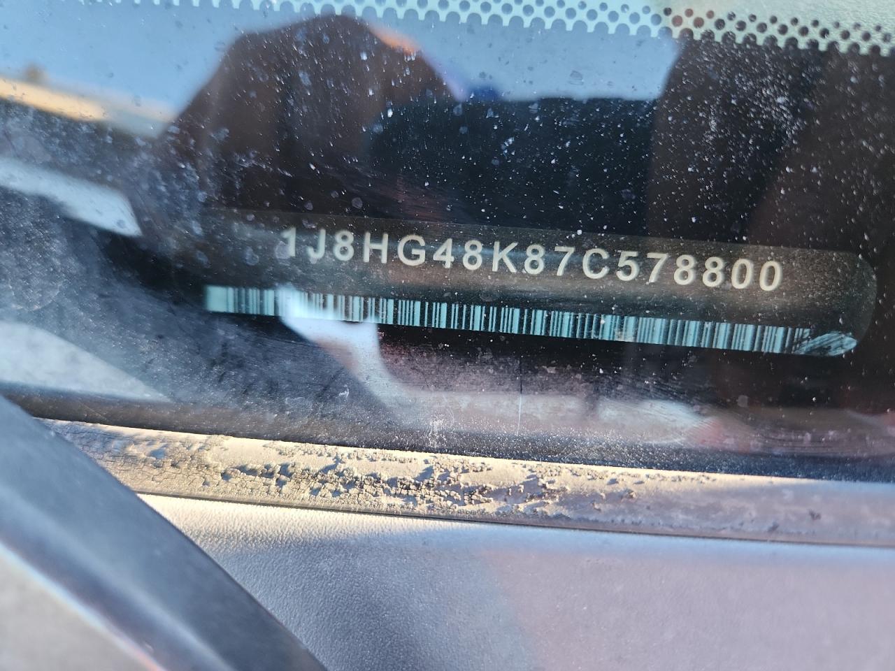 2007 Jeep Commander VIN: 1J8HG48K87C578800 Lot: 86798355