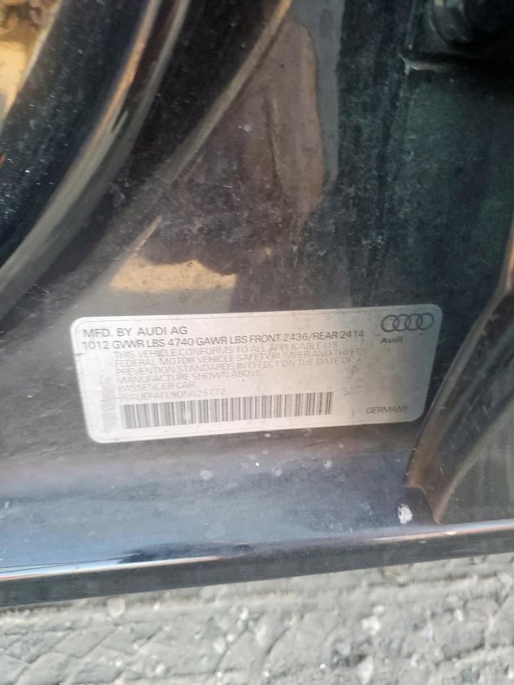 2013 Audi A4 Premium Plus VIN: WAUEFAFL9DN025772 Lot: 85701915