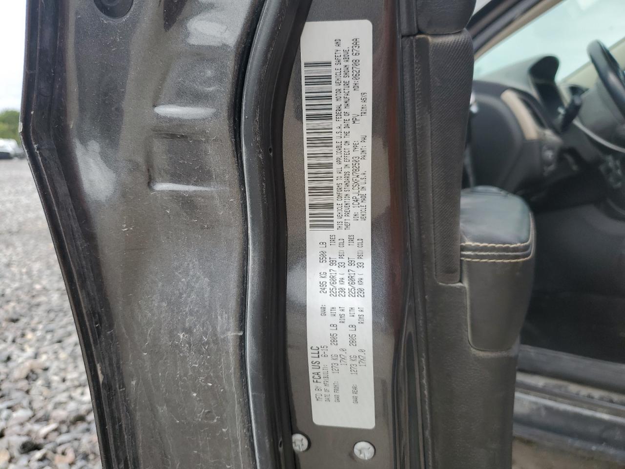 2015 Jeep Cherokee Latitude VIN: 1C4PJLCSXFW782503 Lot: 85921575