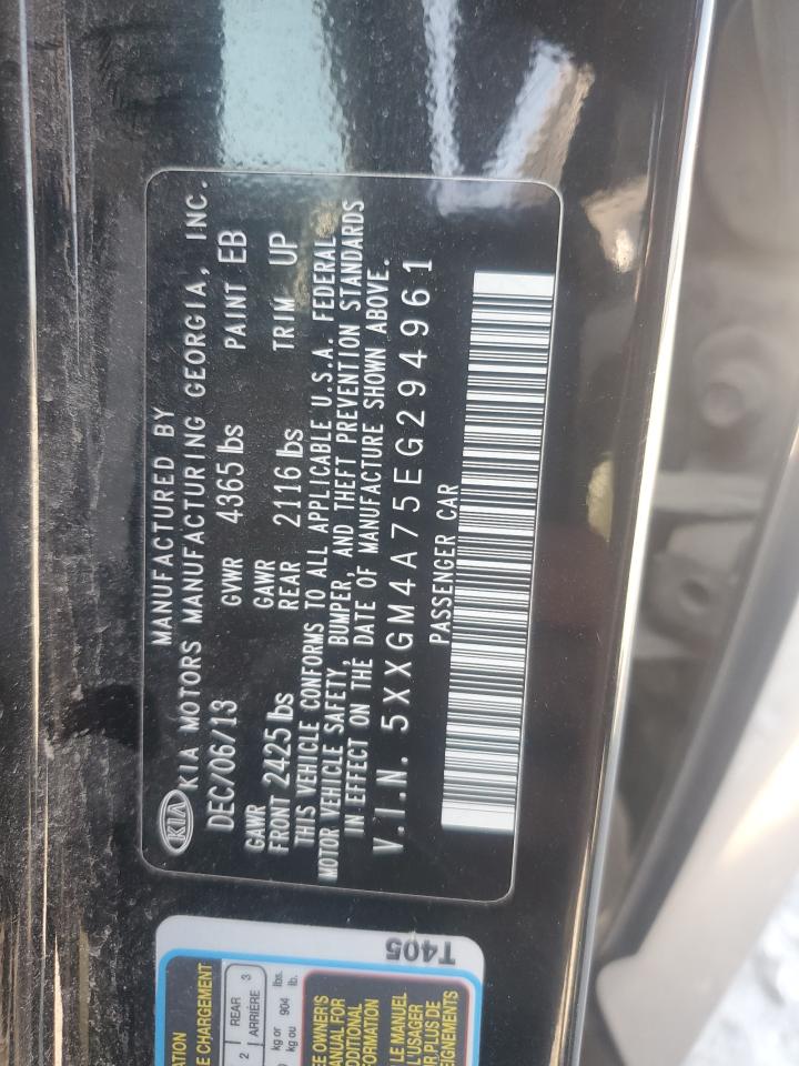 2014 Kia Optima Lx VIN: 5XXGM4A75EG294961 Lot: 84965315