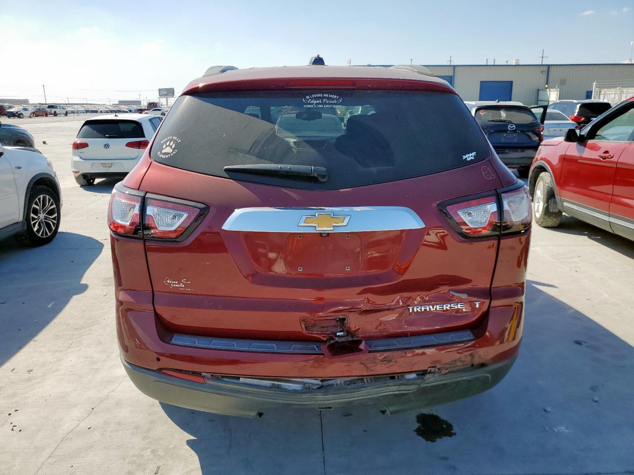 2016 Chevrolet Traverse Lt VIN: 1GNKRGKD2GJ107392 Lot: 82369025