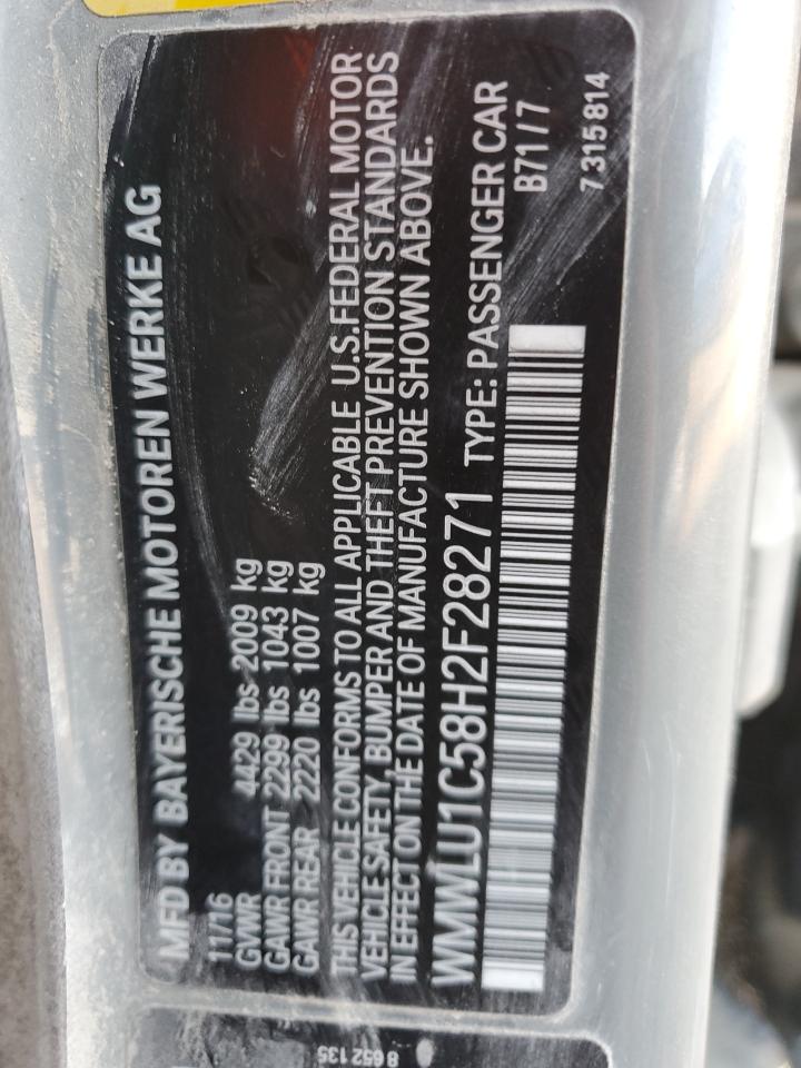 2017 Mini Cooper Clubman All4 VIN: WMWLU1C58H2F28271 Lot: 85357385