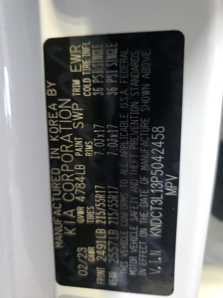 2023 Kia Niro Wave VIN: KNDCT3L13P5042458 Lot: 84886025