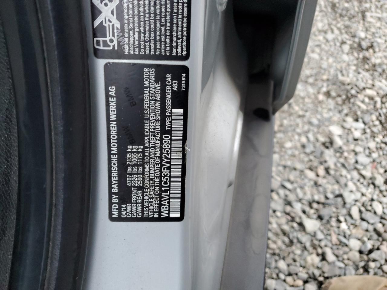 Фото: WBAVL1C53FVY25890