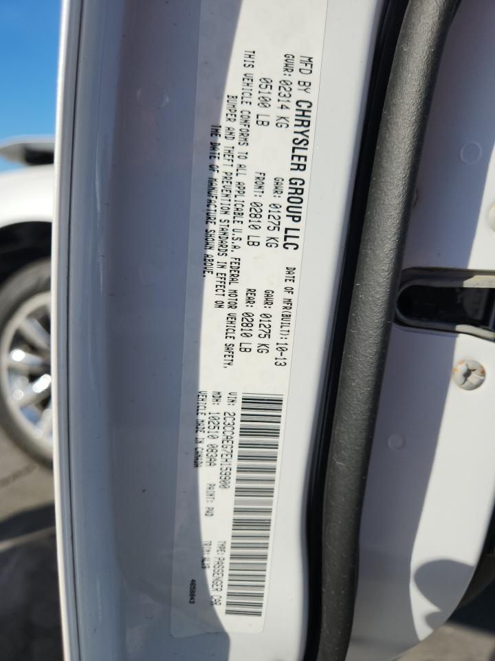 2014 Chrysler 300C VIN: 2C3CCAEG7EH159900 Lot: 87463605