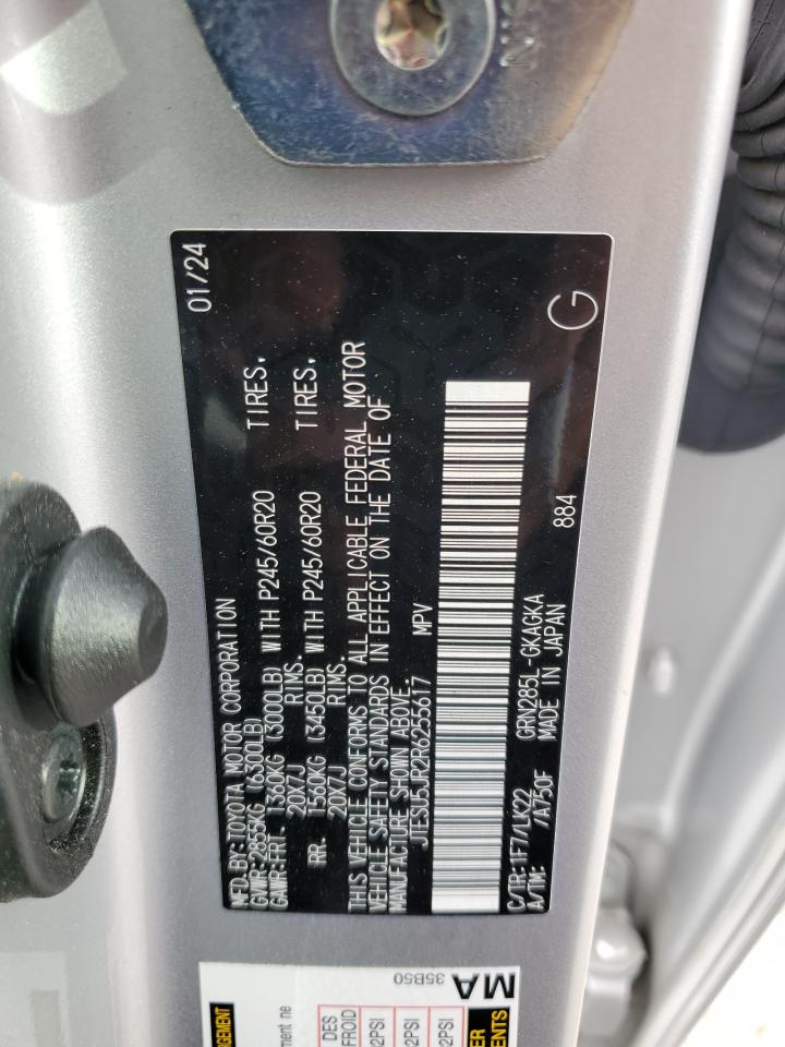 2024 Toyota 4Runner Sr5 Premium VIN: JTESU5JR2R6255617 Lot: 84211875