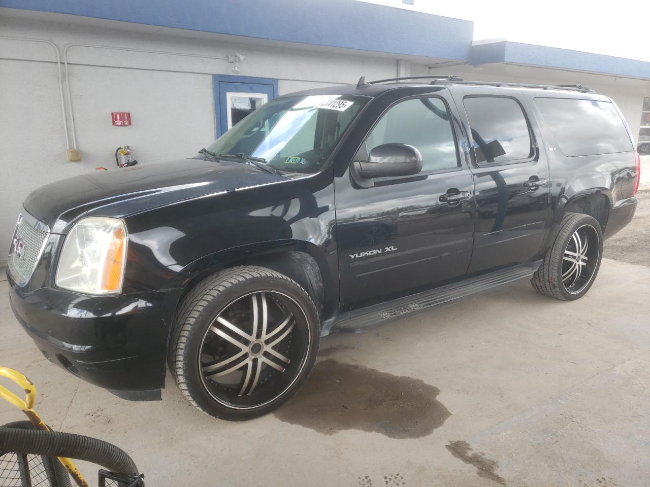 2013 GMC Yukon Xl K1500 Slt black suv flexible 1GKS2KE74DR249508 photo #1