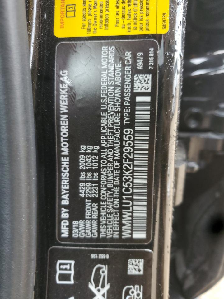 2019 Mini Cooper Clubman All4 VIN: WMWLU1C53K2F29559 Lot: 86523685