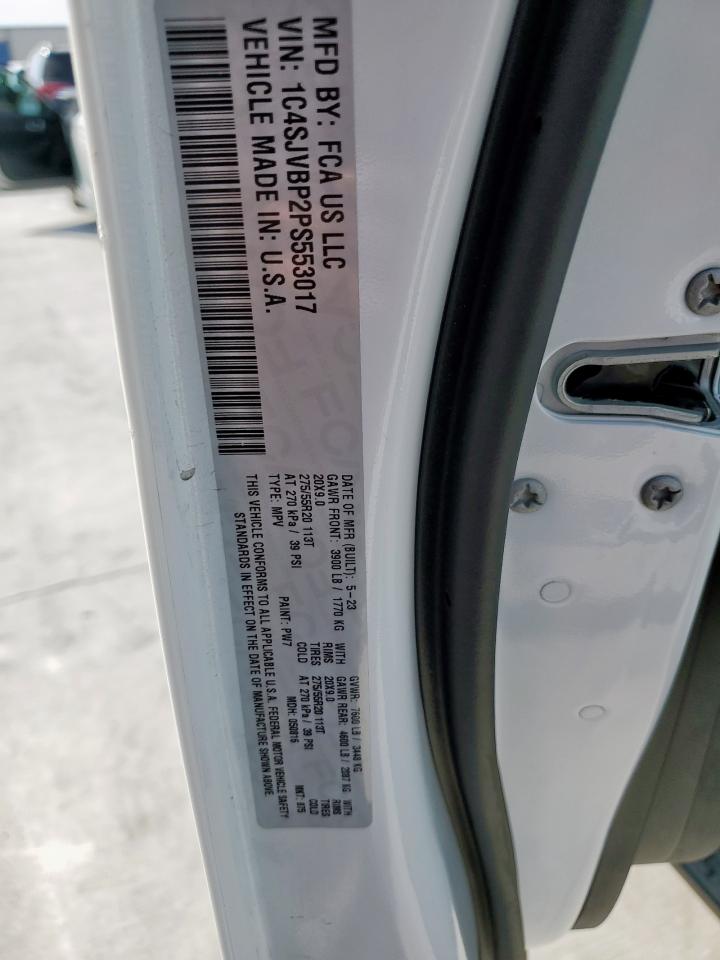 2023 Jeep Wagoneer Series Ii VIN: 1C4SJVBP2PS553017 Lot: 84542535