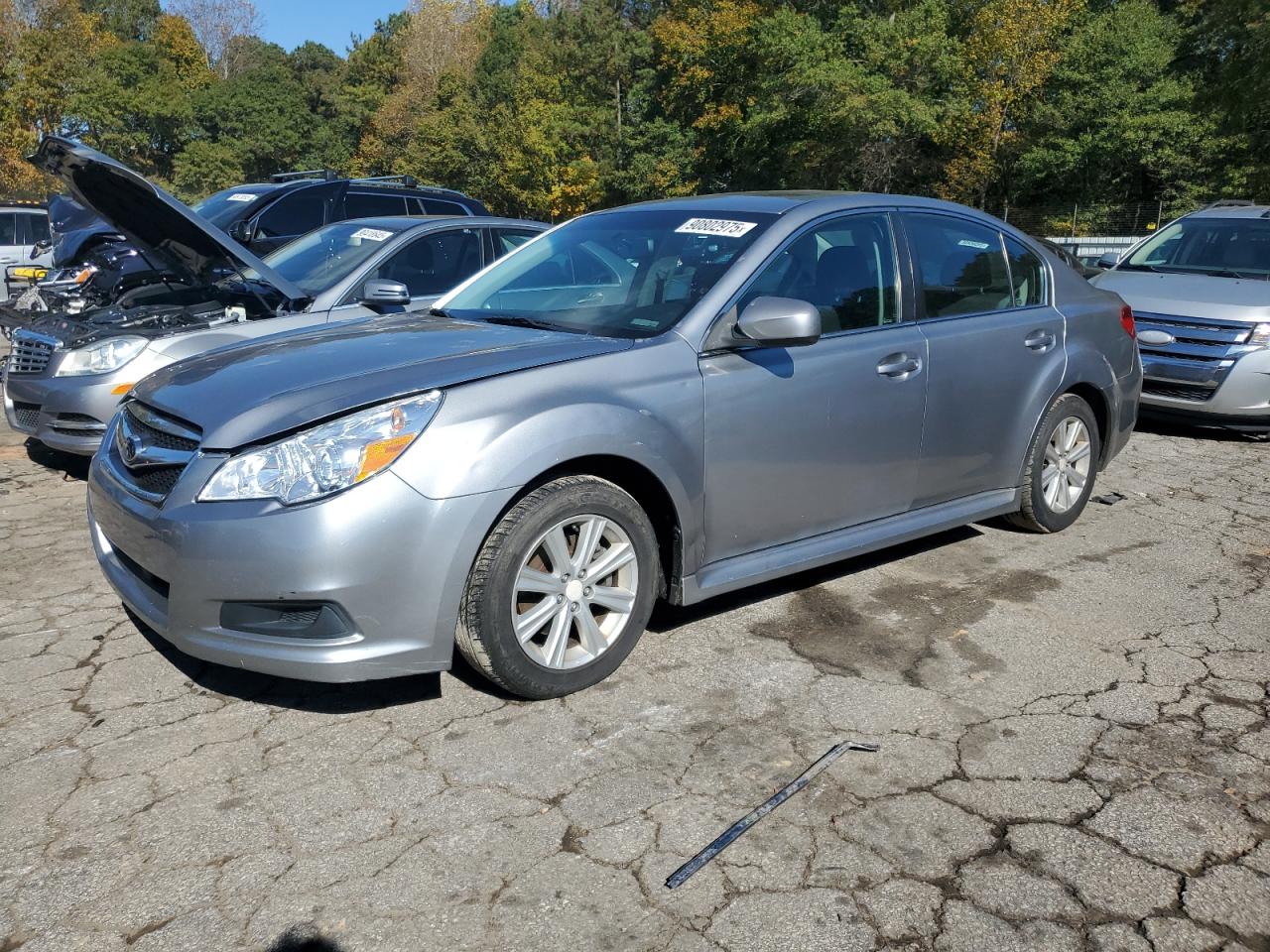 2011 Subaru Legacy 2.5I Premium grey sedan 4d gas 4S3BMCG63B3246714 photo #1